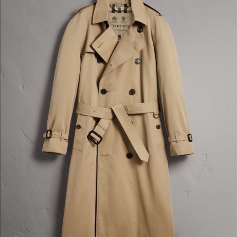 Burberry Tan Trench Coat